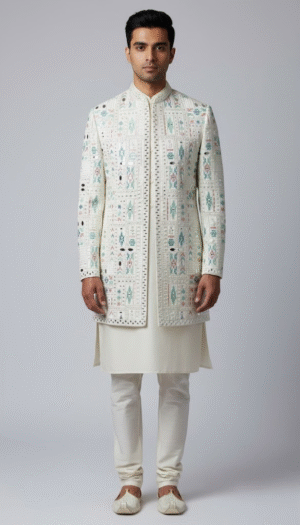 The Alabaster Mosaic Indo-Western Set